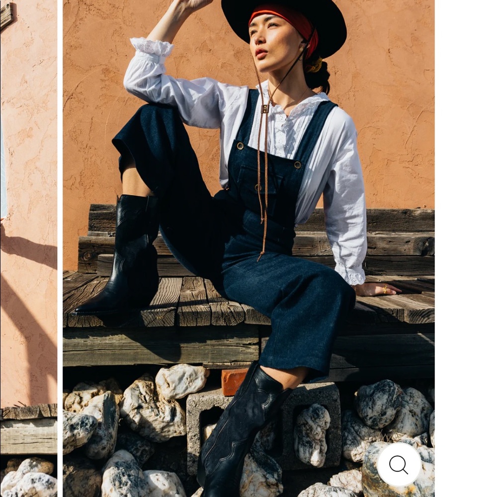 Casa del Stela (Stela 9) Alexis Raw Denim Overalls